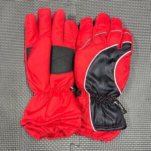 Thinsulate 40G Red & Black Winter Gloves Size M
